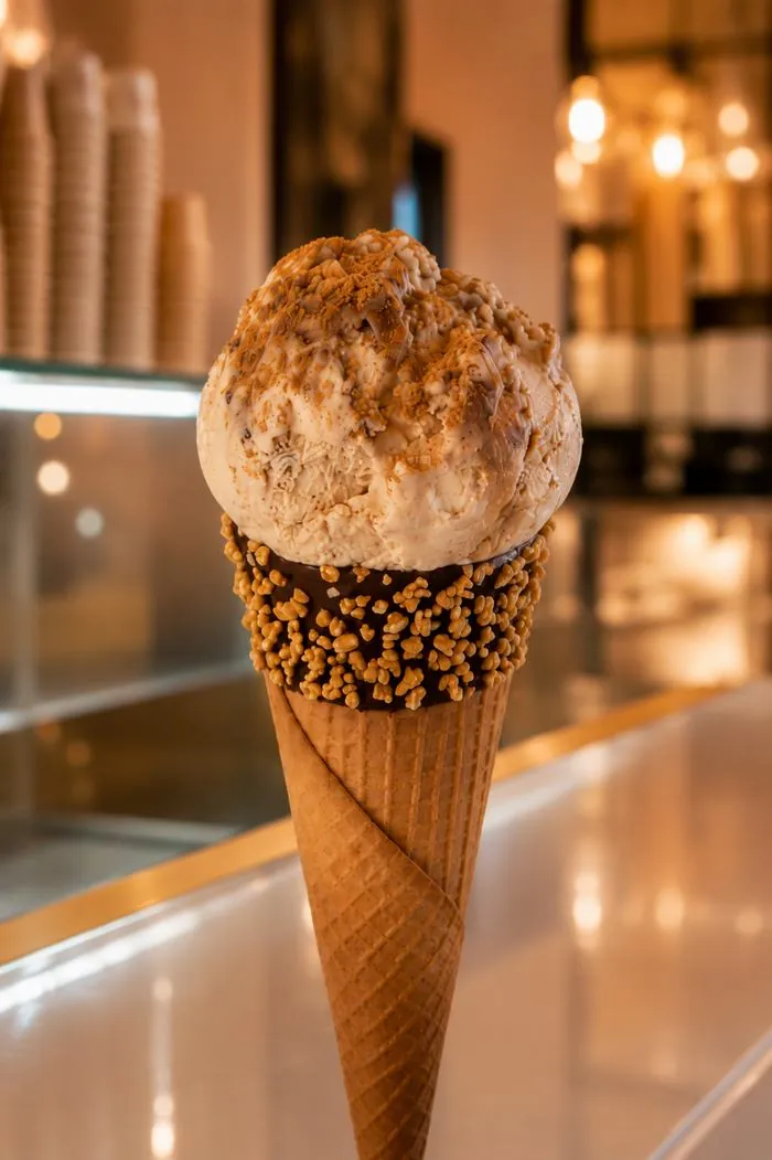 Tiramisu gelato at Chanté Gelato